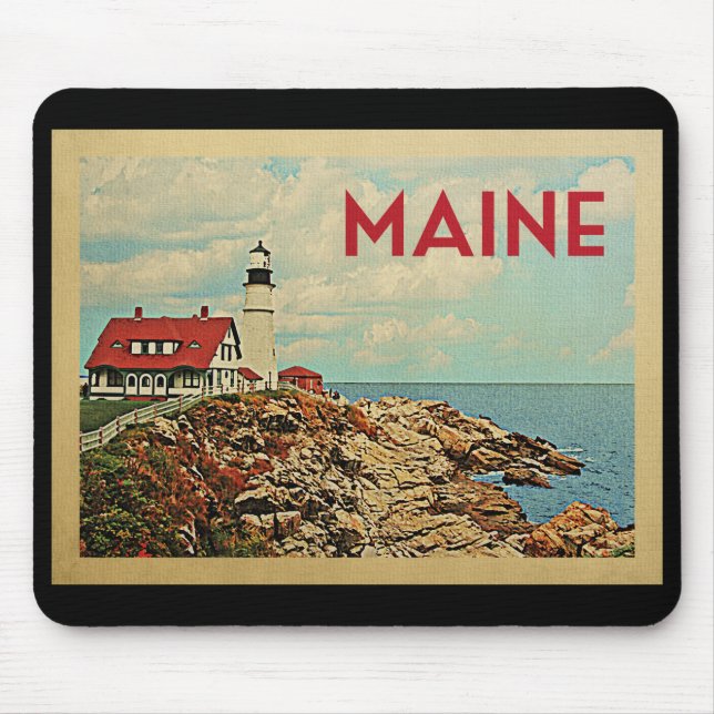 Maine Vintage Travel Mousepad (Vorne)