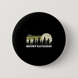 Maine Wandern Mount Katahdin Bäume Natur Wald Button