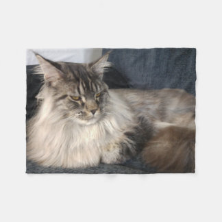Maine-Waschbär-Katze Fleecedecke