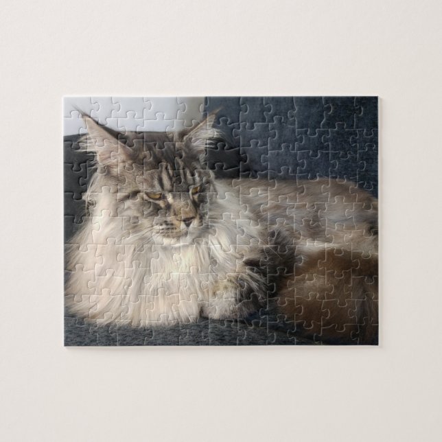 Maine-Waschbär-Katzen-Puzzle Puzzle (Horizontal)