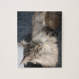 Maine-Waschbär-Katzen-Puzzle Puzzle