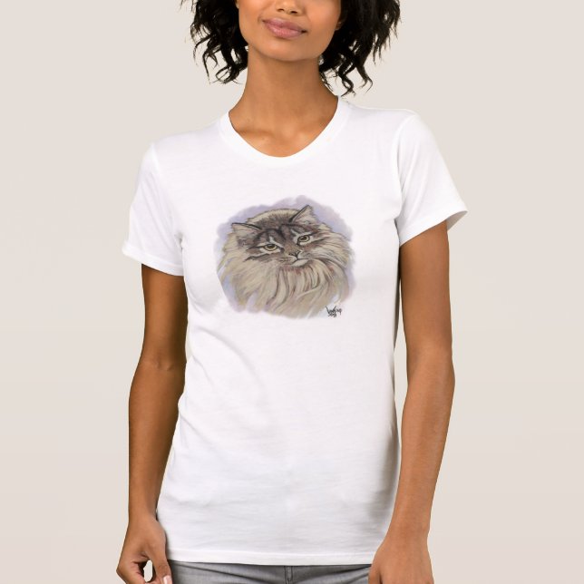 Maine-Waschbärkatze züchtet Shirt (Vorderseite)