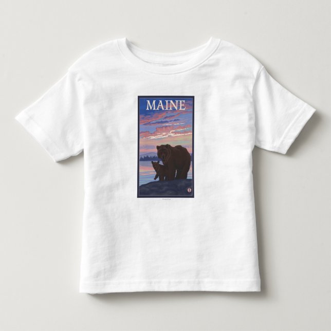 MaineBear und CUB Kleinkind T-shirt (Vorderseite)