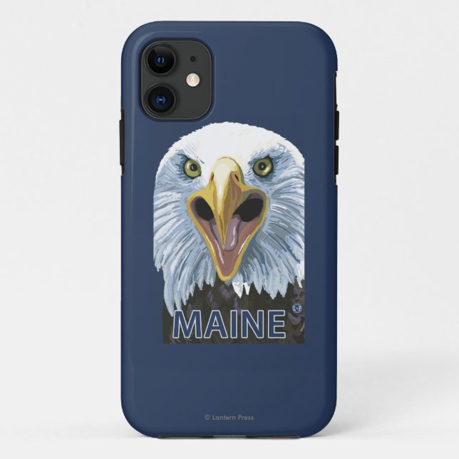 MaineEagle herauf nahes Case-Mate iPhone Hülle (Rückseite)