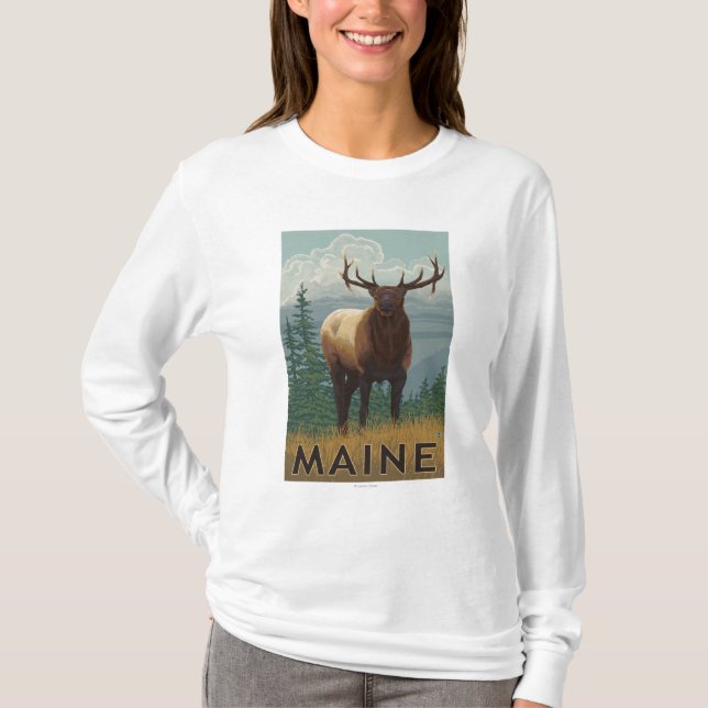 MaineElk Szene T-Shirt (Vorderseite)