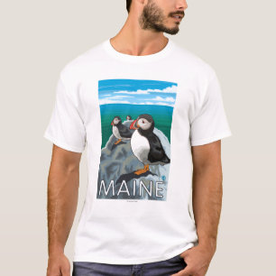 MainePuffins Szene T-Shirt