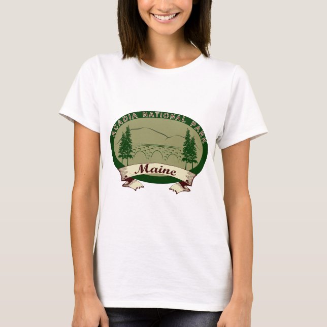 Maines Acadia-Nationalpark T-Shirt (Vorderseite)