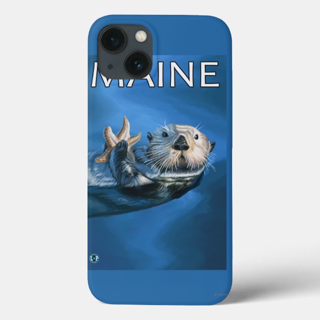 MaineSea Otter Scene Case-Mate iPhone Hülle (Rückseite)
