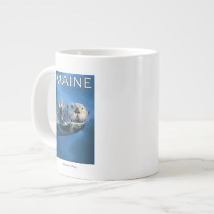 MaineSea Otter-Szene Jumbo-Tasse