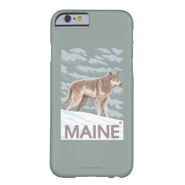 MaineWolf Szene Case-Mate iPhone Hülle (Rückseite)