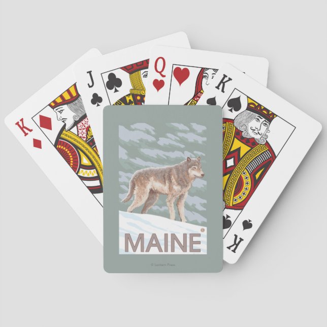 MaineWolf Szene Spielkarten (Rückseite)