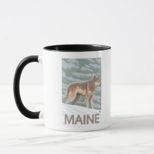 MaineWolf-Szene Tasse