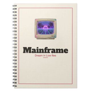 Mainframe Retro CRT Monitor Spiralblock Notizblock
