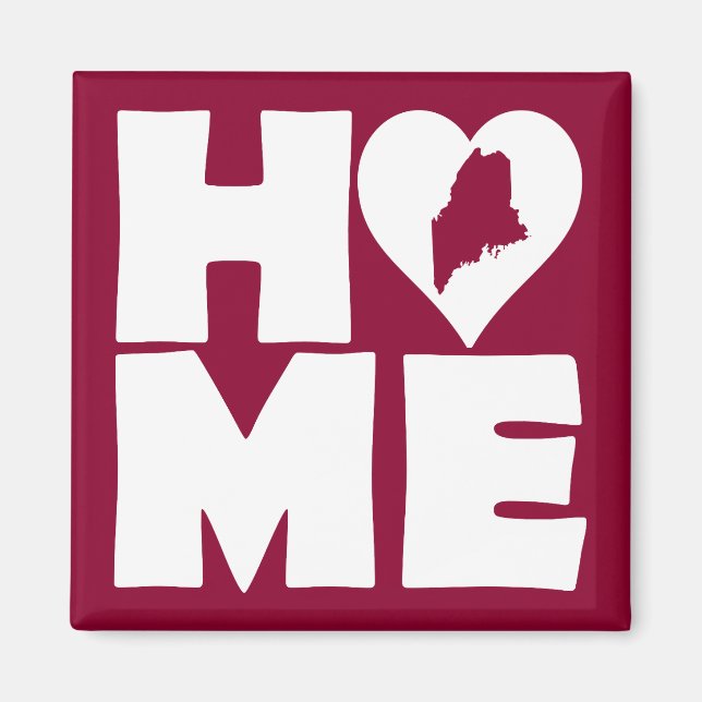Mainhome Heart State Fridge Magnet (Vorne)