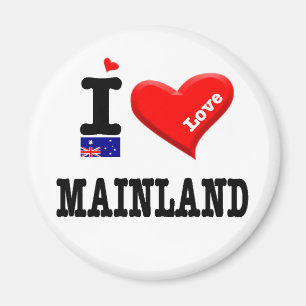 MAINLAND - I Liebe Magnet