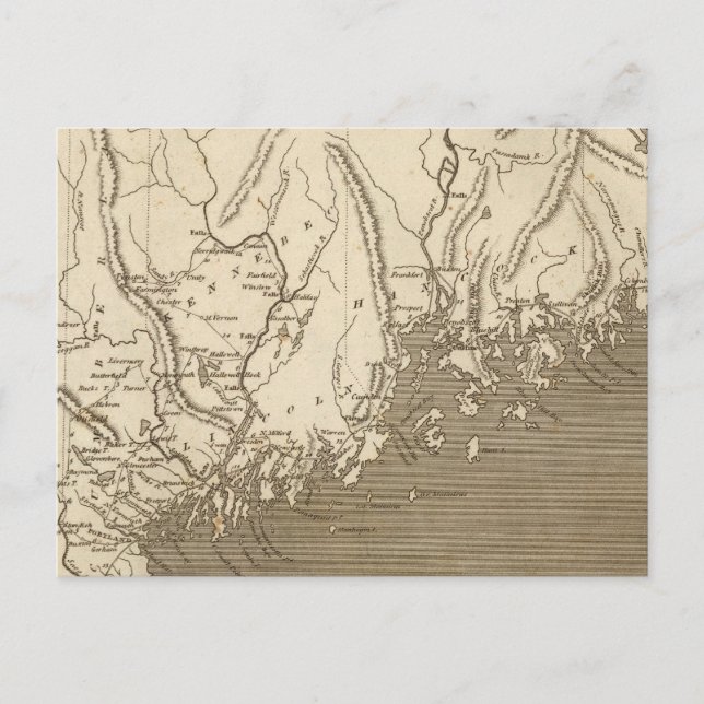 Mainmap von Arrowsmith Postkarte (Vorderseite)