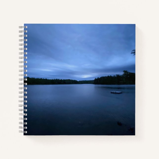 Mainsee im Blue Hard Cover Journal Notizbuch (Vorderseite)