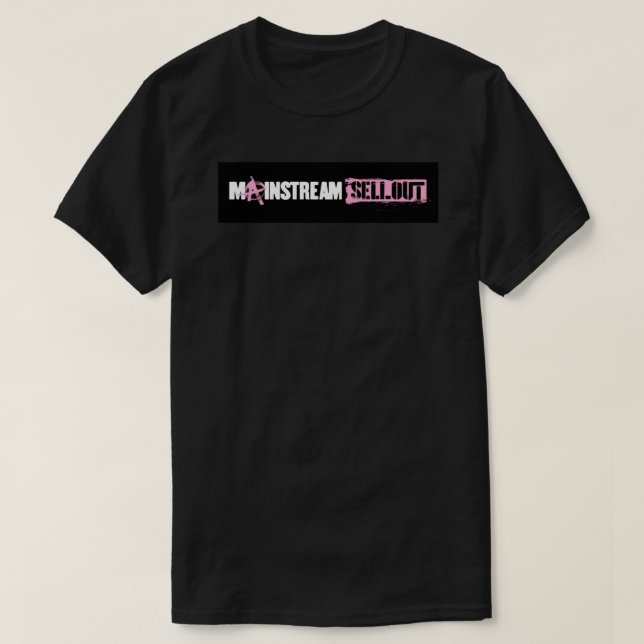 Mainstream-Sellout-Aufkleber - Machine Gun Kelly S T-Shirt (Design vorne)