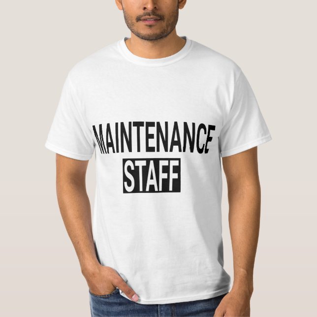 Maintenance Staff & Handyman Uniform  T-Shirt (Vorderseite)