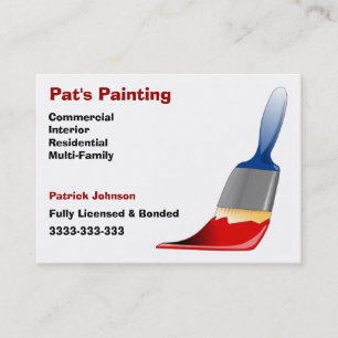 Mainting Services Business Cards Visitenkarte