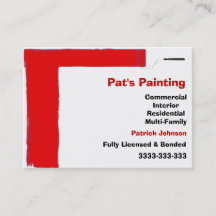 Mainting Services Business Cards