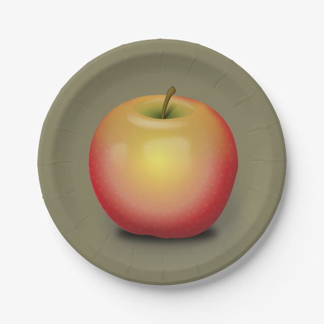 Maintosh Apple Pappteller (Vorderseite)