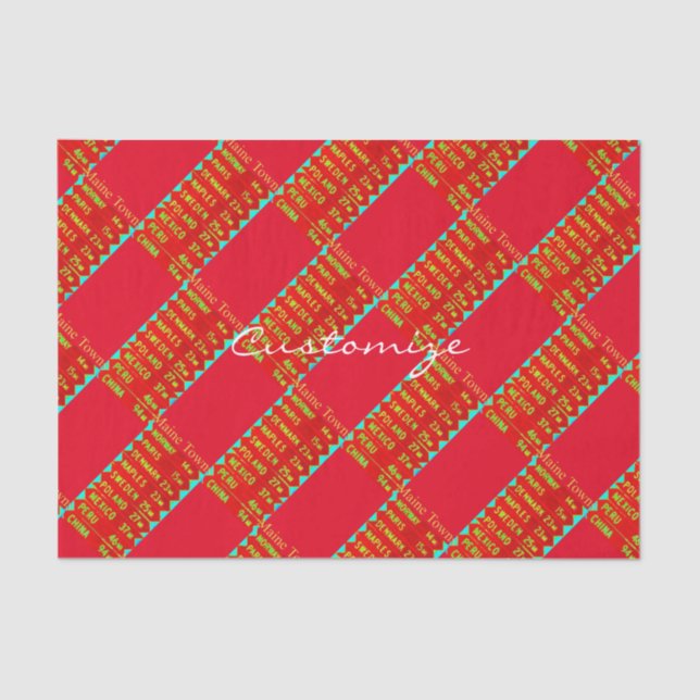 Maintown Sign Thunder_Cove Seidenpapier (Vorderseite)