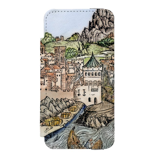 Mainz, Deutschland, 1493 Incipio iPhone Geldbeutel-Hülle (Folio Vorderseite)