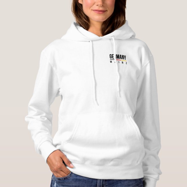Mainz Deutschland Hoodie (Vorderseite)