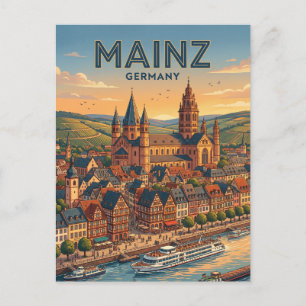 Mainz Deutschland Postkarte