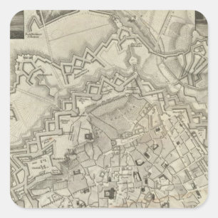 Mainz, Deutschland Quadratischer Aufkleber