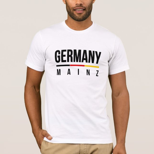 Mainz Deutschland T-Shirt (Vorderseite)