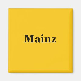Mainz Magnet Schild Gold Gleb