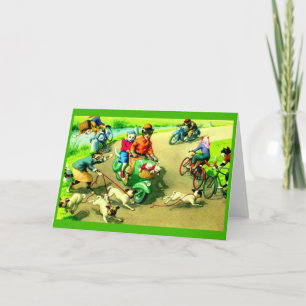 Mainzer-Katzen auf Motorrädern und Fahrrädern Karte