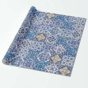 Maiolica Gift Wrap   Elegante Keramik Geschenkpapier