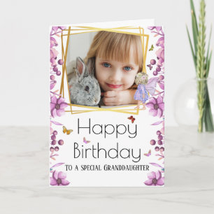 Mairy DIY Foto Schmetterling Garten Geburtstag Karte