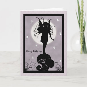 Mairy Stehend auf Mushroom Birthday Card Karte