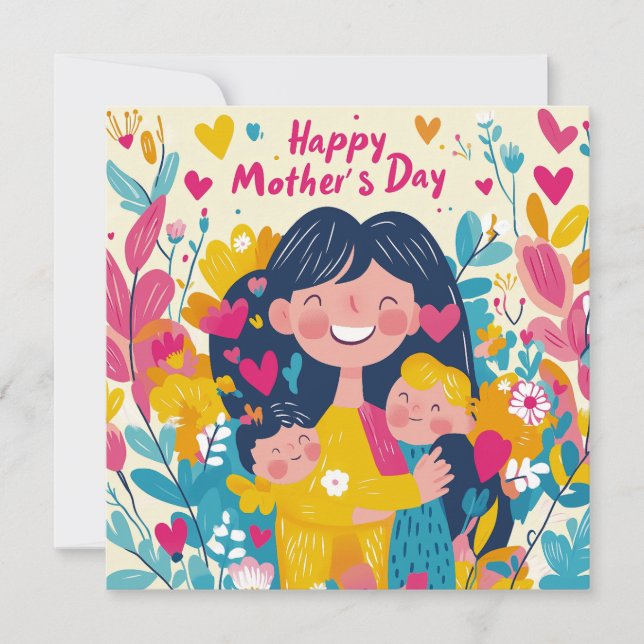 Mairy Tale Day Card der Mutter Feiertagskarte (Vorderseite)