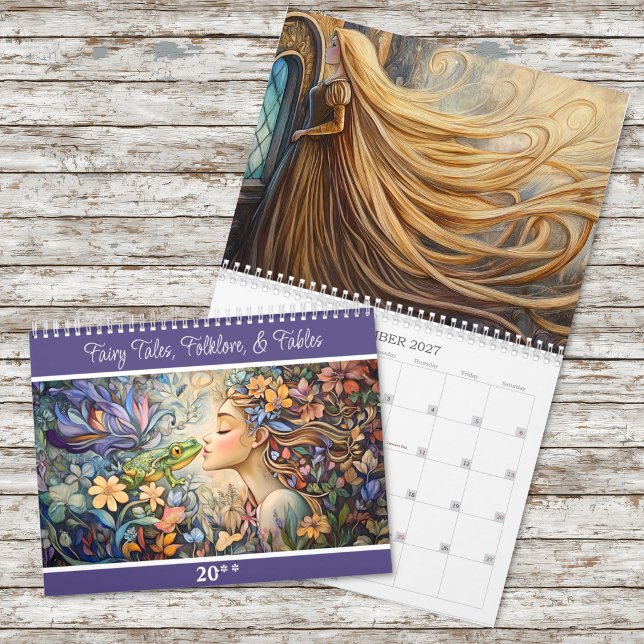 Mairy Tales, Folklore und Fables 2026 2-Seiten Kalender (Von Creator hochgeladen)