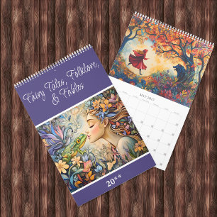 Mairy Tales, Folklore und Fables 2026 Single Page Kalender