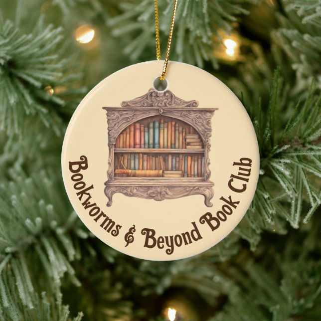 Mairytale Bibliothek Keramik Ornament (Baum)