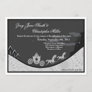 Mairytale Cinderella Thema Hochzeit Einladung