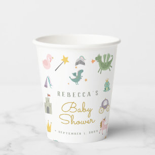 Mairytale Niedlich Dragon Baby Dusche Pappbecher