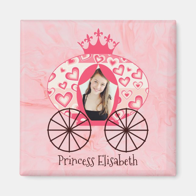 Mairytale Royal Princess Carriage Girl Magnet (Vorne)