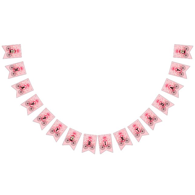 Mairytale Royal Princess Carriage Girl Wimpelkette (Alle)