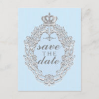 Mairytale Vintag Blue Royal RETT DATE Postkarte