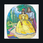 Mairytale Wedding Couple Magnet<br><div class="desc">Märchenhafte Hochzeitssaison Ideen für Hochzeiten</div>