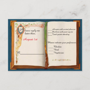 Mairytale Wedding Response Card RSVP Karte