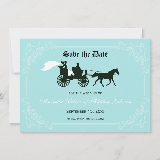Mairytale Wedding Save the Date Cards (Vorderseite)
