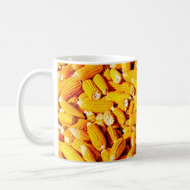 Mais auf dem Cob Kaffeetasse (Links)